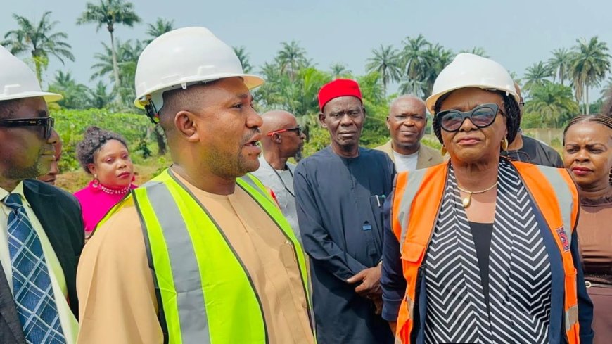 Prof. Eme Inspects Ongoing Projects at Ogbonnaya Onu Polytechnic, Osisioma Campus; Applauds Rector
