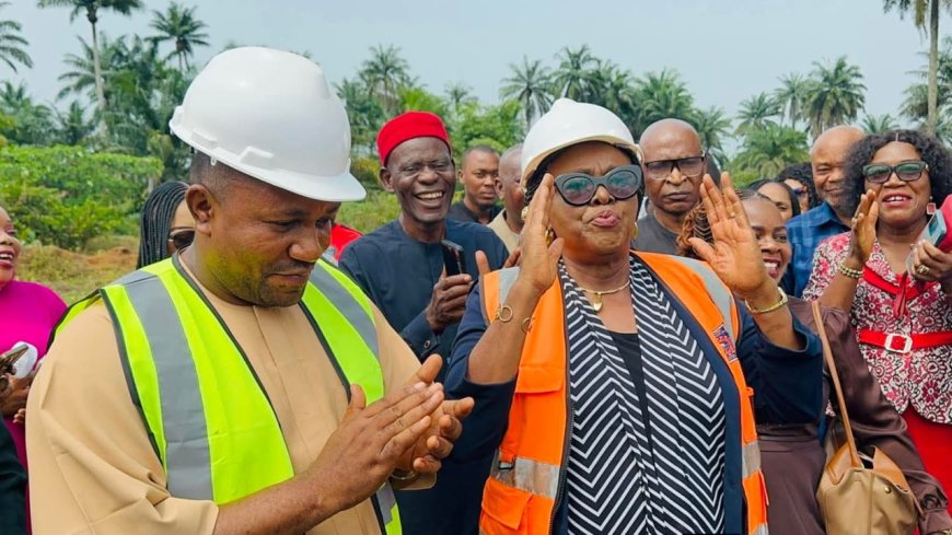 Prof. Eme Inspects Ongoing Projects at Ogbonnaya Onu Polytechnic, Osisioma Campus; Applauds Rector