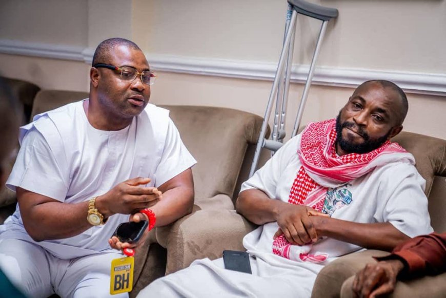 Gov. Otti Rewards Military Officer who served Meritoriously During Abia dark Years, Offers him Overseas Medical Treatment