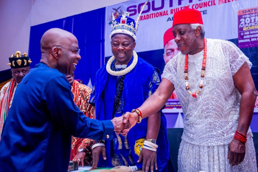 Governor Otti Calls For Unity, Justice As Southeast, South South Traditional  Rulers Converge In Abia