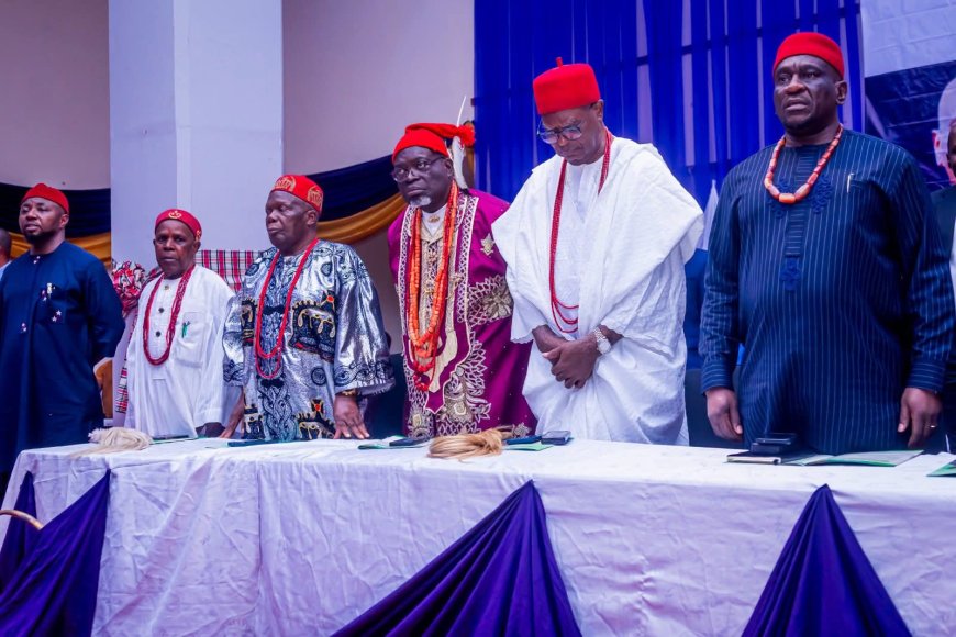 Governor Otti Calls For Unity, Justice As Southeast, South South Traditional  Rulers Converge In Abia
