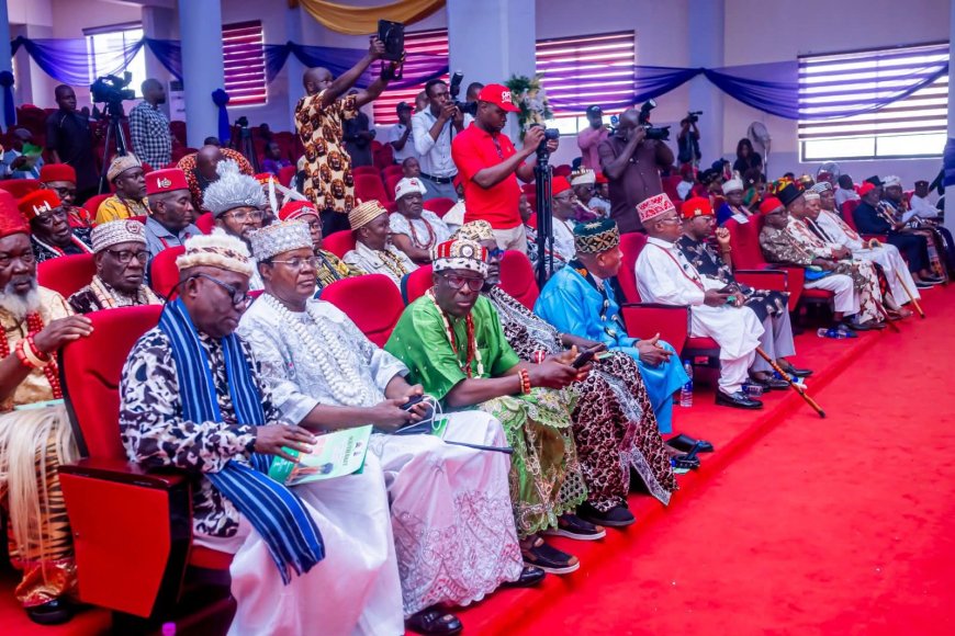 Governor Otti Calls For Unity, Justice As Southeast, South South Traditional  Rulers Converge In Abia