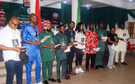 Concerned Abia Youth Initiative's Inaugurates State, LGA, Ward Executives, Endorses Gov. Otti for 2027