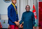 Gov. Otti Receives Abia Born Top JAMB Scorer, Pledges Support for His Education