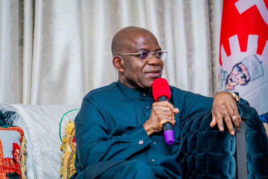 Gov. Otti Receives Abia Born Top JAMB Scorer, Pledges Support for His Education