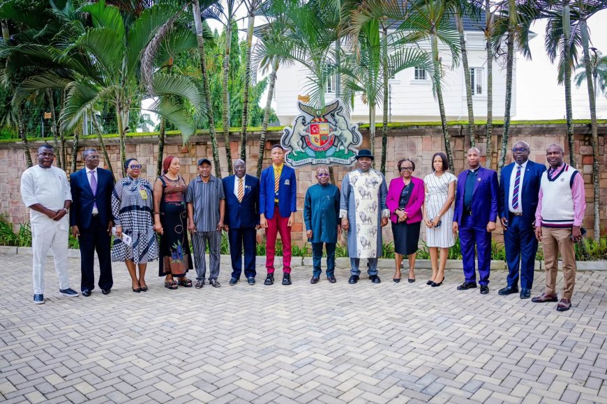 Gov. Otti Receives Abia Born Top JAMB Scorer, Pledges Support for His Education