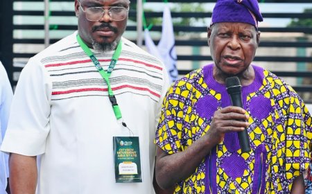 Former IGP Mike Okiro Hosts City Boy Movement Flag in Abia