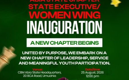 CityBoy Movement Abia Announces Inauguration Of State Executive, Women Wing